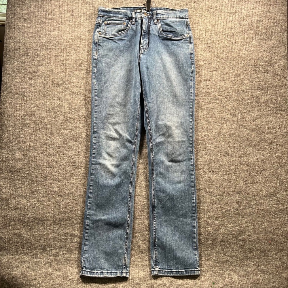 Urban Star Mens Straight Leg Blue Stretch Denim Jeans 32x34 02518231US